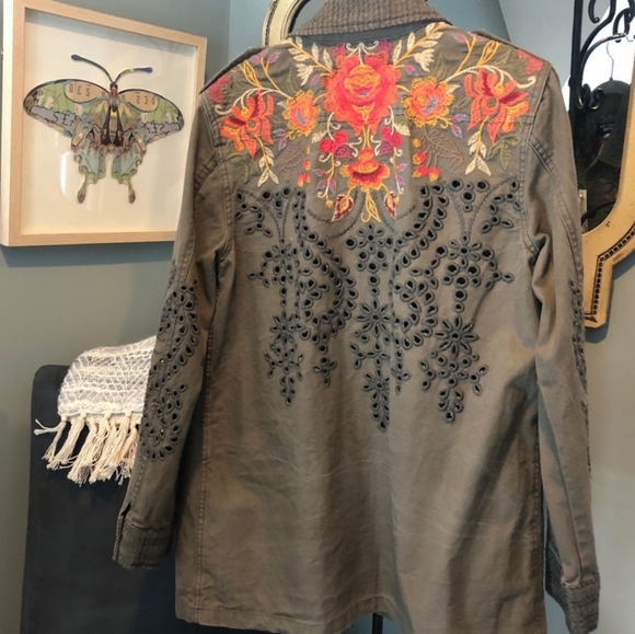 VIOLETTE EYELET MILITARY JACKET🧡🧡 - Picture 16 of 16